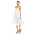 thumbnail image 5 of White Mark Women's Chiffon Pleated Midi Skirt, 5 of 6