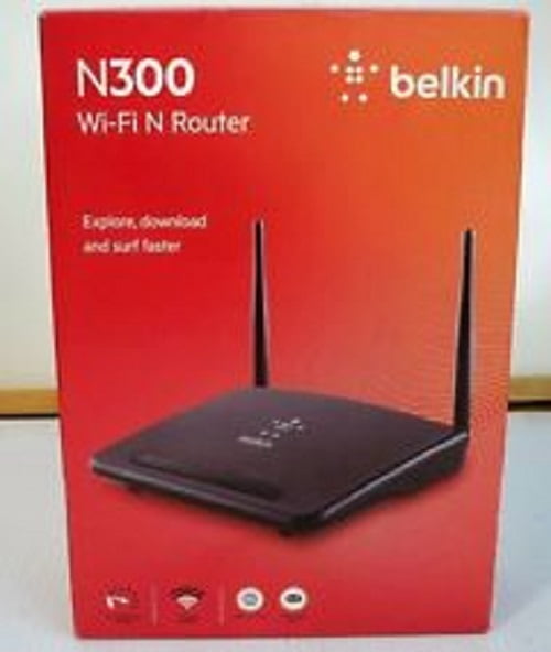 Refurbished Belkin F9k1010 N300 Wireless Router 2 4 Ghz Walmart Com