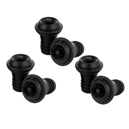 

Jiusan Wine Bottle Closer Reusable Sparkling Wine Bottle Stopper 6 Wine Bottle Vacuum Stoppers of Set Kitchen，Dining Bar