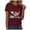 Wine, variant on Duqingm Stars And Stripes Shirt Women's 250 Years America Anniversary 250th Independence Day Vintage V-Neck T-Shirt Pink,3XL