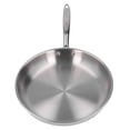 thumbnail image 3 of Poêle à Frire, Poêle à Frire en Acier Inoxydable Largement Utilisée pour la Cuisson 11,02 Po, 3 of 8