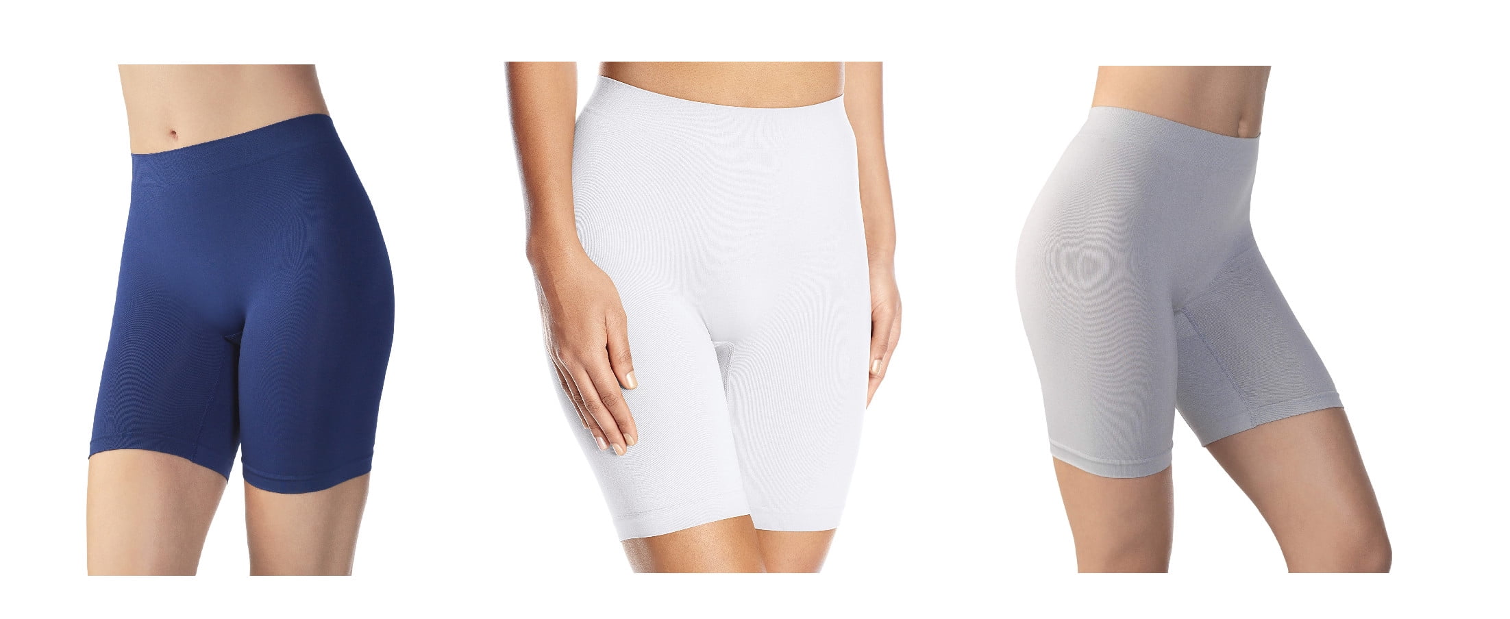 Vassarette Women's 3Pack Comfortably Smooth Slip Short, Style 12674