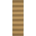 thumbnail image 4 of BoutiqueRugs Vieques Solid & Striped Area Rug - Mustard, Dark Red - 2' x 3', 4 of 4