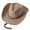 Khaki, variant on beishanbush Berets Unisex Solid Ribbon Cowboy Straw Hat Cow Head Fried Dough Breathable Sunshade Hat Beige