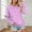 Light Purple, variant on Women's V Neck Pullover Sweatshirt Soft Long Sleeve Casual Tops For Daily Wear And Sports Comfortable Loose Fit Winter Clothing With Pockets Long Sleeved Shirt Women Sports Pullover Women Long Ladies