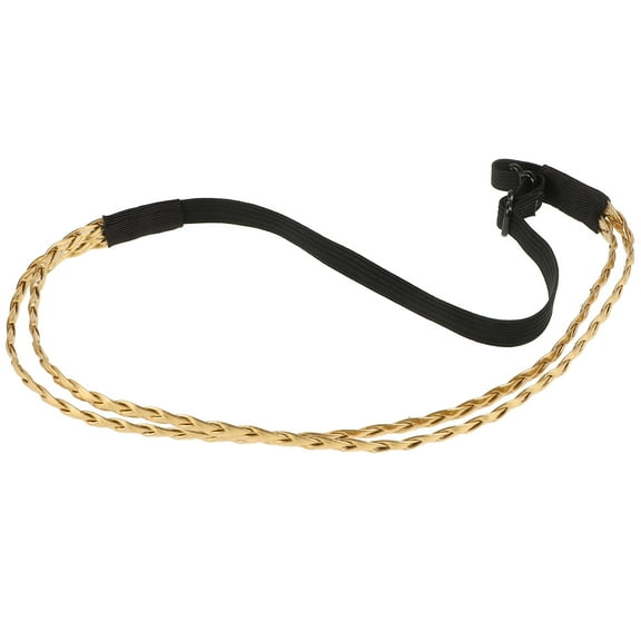 WRITWAA Hairband High Elasticity Headband Fashionable Hair Accessories Women Golden 1Set