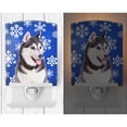 thumbnail image 2 of Winter Snowflakes Alaskan Malamute Ceramic Night Light, 2 of 2
