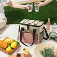 thumbnail image 4 of Byujiro Extra Large Lunch Bag, Big Capacity Insulated Cooler Tote for Picnic, Beach, Camping, Work, Family Outings, Leakproof Thermal Food Carrier with Handles, 4 of 6