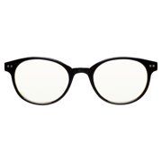 Flower Eyewear Handmade BlueLight Blocking Computer Glasses, Black