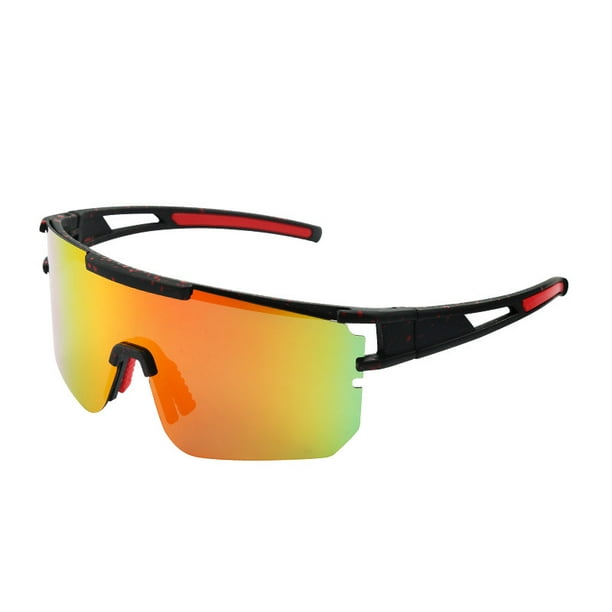 Polarized sports sunglasses with 3 or 5 interchangeable lenses, cycling  glasses for men and women, sunglasses for running, fishing, golf, driving.
