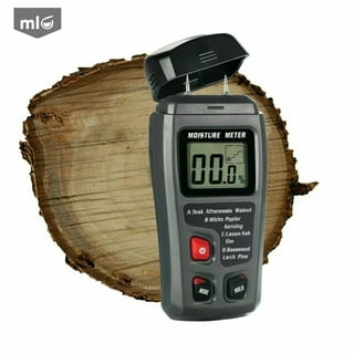 Lzvxtym Wood Moisture Meter Tester, Electric Portable Humidity Tester  Detector for Wood Logs Firewood Hardwood