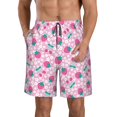 thumbnail image 1 of Fotbe Cherry Strawberry Trajes de Baño Estampados para Hombre, Shorts de Verano de Secado Rápido, Ropa de Playa, Bañadores-XX-Large, 1 of 6