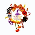thumbnail image 3 of Halloween Decorations Saving, Light Up Halloween Themed Wreath Wall Hanging Ornament, Wall Hanging Garland, Spooky Porch Entryway Indoor Outdoor Mantel Halloween Holiday Party Scene Decoration Gift, 3 of 7