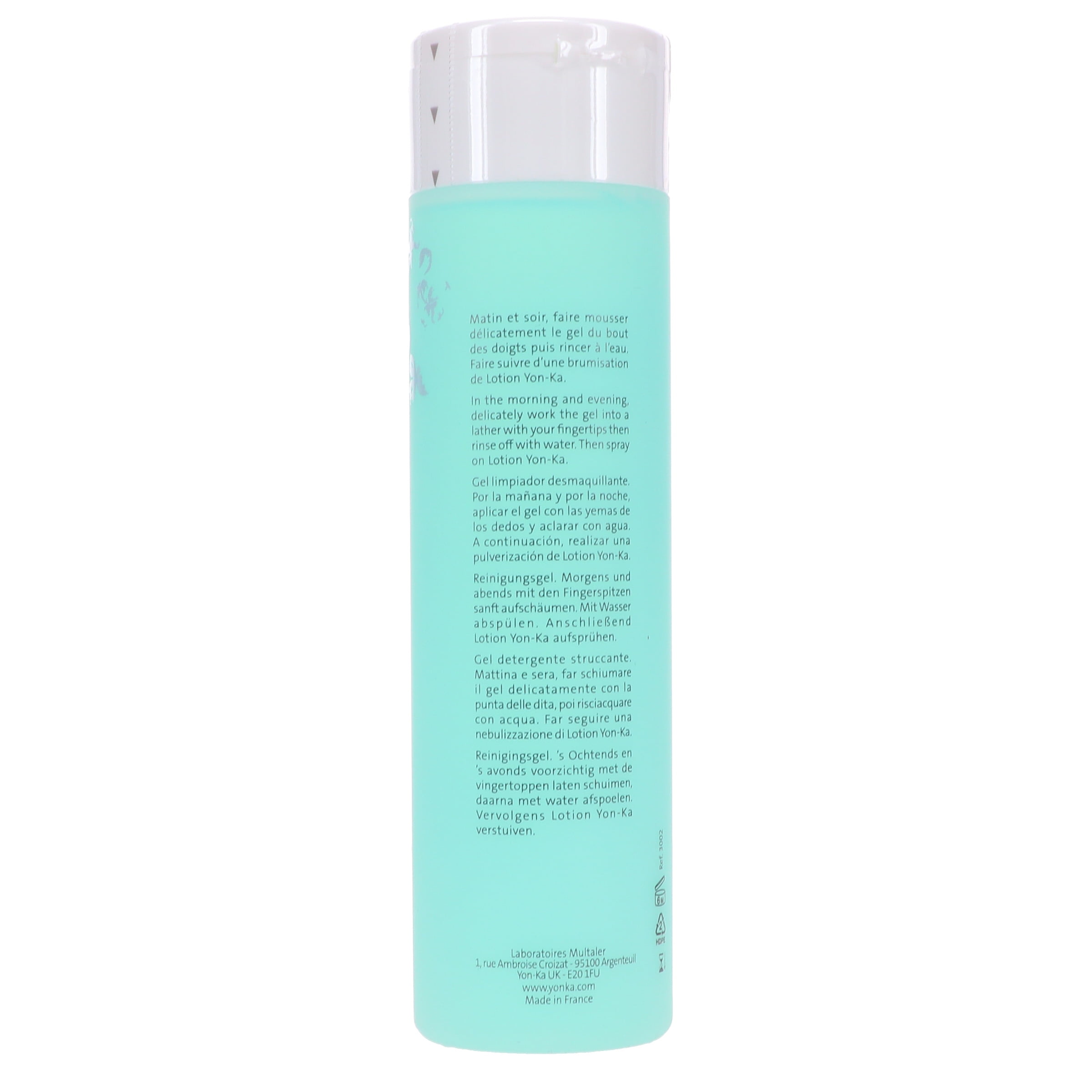 Yon-Ka GEL NETTOYANT Cleansing Makeup Remover Gel 6.78 oz