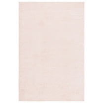 SAFAVIEH Revive Hyram Solid Polyester Area Rug, Pink, 9' x 12'