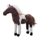 thumbnail image 3 of Caballo de pie, muñeco de peluche realista, juguete para decoración del hogar, peluche realista abrazable Estilo B, 3 of 9