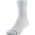 thumbnail image 3 of MediPEDS Quarter Socks with Non-Binding Top and Cushion, Multipairs, White (4-Pairs), Shoe Size: Men's 7-12 Women's 10-13, 3 of 5