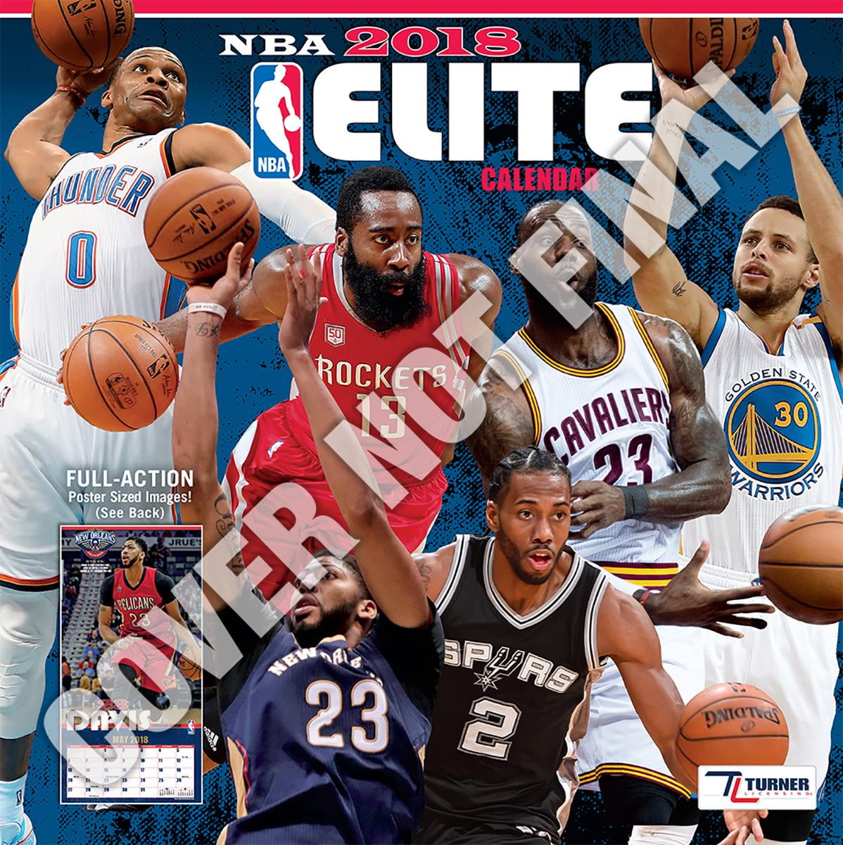 NBA Elite 2019 12x12 Wall Calendar (Other)