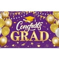 thumbnail image 1 of SXcggal Graduation Banners Senior Banner Class Of 2025 Graduation Decorations Class Of 2025 Banners 2025 Graduation Decor Congrats Grad Banner Senior Night Banner Back Drop Basic Flags, 1 of 5