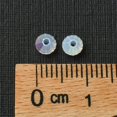 thumbnail image 5 of Preciosaeg Beads Czech Bicone(451 69 302 Rondelle) 01000 200 White Opal AB 4mm Hole: 0.8mm, 5 of 5