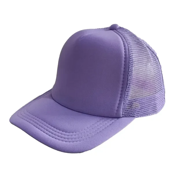 Custom Brand LOGO Personality DIY Print Trucker Hat For Kids Net Baseball Cap Men Women Blank Mesh Adjustable Sun Hat Visor QZX