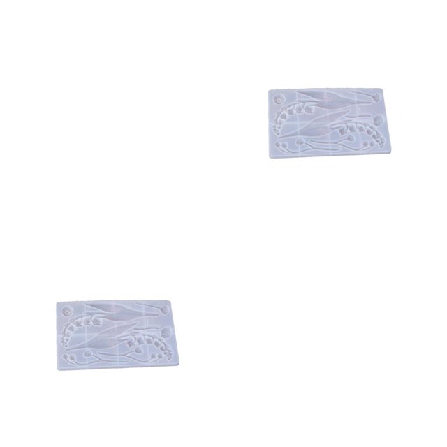 Yuarrent Molde de silicona, molde de fundición de flores de Magnolia, pegamento de cristal hecho a mano multiusos, accesorios DIY, decoración del hogar, Type2 NO2 Yuarrent CBP387833