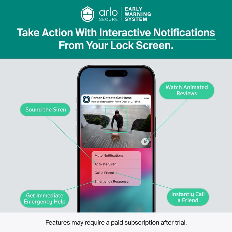 Arlo Essential 2K Wireless Outdoor Camera (2-Pack) photo 4