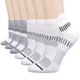 thumbnail image 5 of COOPLUS Womens Athletic Ankle Socks Women Cushioned Low Cut Breathable Socks 6 Pairs, 5 of 8