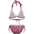thumbnail image 6 of SKQIT Women's Leopard Print Swimsuits Tie Side Thong Sexy Bikini Set 2 Piece Bathing Suits, 6 of 7