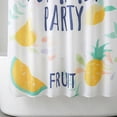 thumbnail image 3 of REGALWOVEN Cute Print Shower Curtain Sets, Waterproof Fabric Bath Curtain with 12 Hooks, Fresh Pastoral Style for Bathroom Decor Yellow Fruit 71"W x 71"L, 3 of 7