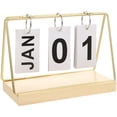 thumbnail image 1 of CHUANK Calendrier à Rebours Décoratif Bureau Papier Fer 2023 Table Rabattable Bureau Vertical Vintage, 1 of 6