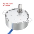 thumbnail image 5 of Motor síncrono eléctrico Uxcell 100-127V AC 50-60Hz CCW/CW 4W 9-11RPM, 5 of 5