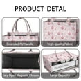 thumbnail image 4 of Large Capacity Tote Bag,Princess Castle Cloud Pattern Handbag Fashion Luxury Tote Bag,15.7"x13"x 5.1" Inches,Laptop Compatible, 4 of 6