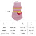 thumbnail image 2 of Unique Bargains Dog Socks Non-Slip Socks for Dogs and Cats Pink M, 2 of 7