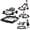 White, variant on INFANS 4 in 1 Baby Walker, Foldable Toddler Activity Center with Adjustable Height, Padded Seat, Music, Light, Removable Toy Tray, Push Walker for Girls Boys Aged 6-18 Months