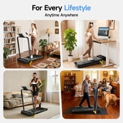 YPOO Clearance Walking Pad with Incline, Foldable Treadmill for Home and Office, 300 lb Capacity, Remote and APP Control