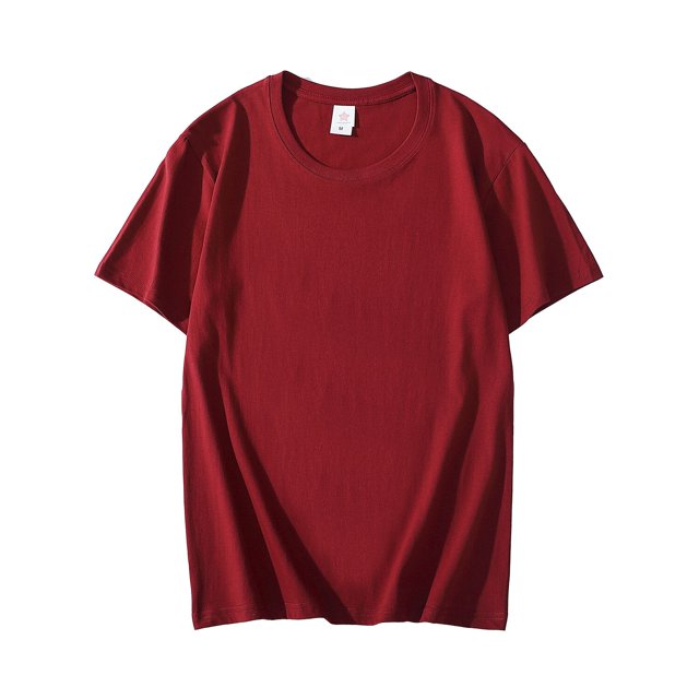 Camiseta de algodón para hombre, camisa de manga corta de Color puro, ropa de verano, 2021
