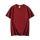 thumbnail image 4 of Camiseta de algodón para hombre, camisa de manga corta de Color puro, ropa de verano, 2021, 4 of 4