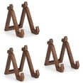 thumbnail image 1 of Wooden Plate Holder Display Stand, 3 Pack 6 Inch Decorative Picture Frame Photo Stand for Decorative Plaque Easels Stand, 1 of 6