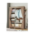 thumbnail image 2 of Portable Closet, Wardrobe Organizer with Foldable Design, Spacious Storage For Your Wardrobe, Easy Assembly, Water-resistant Non-woven Fabric, For Bedroom And Living Room (105X45X170Cm), 2 of 4
