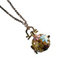 thumbnail image 1 of Collar difusor de aceite esencial de aromaterapia, colgante de acero inoxidable, medallón de Perfume, joyería para mujer, regalo del día de la madre para mamá/mujer, 1 of 6