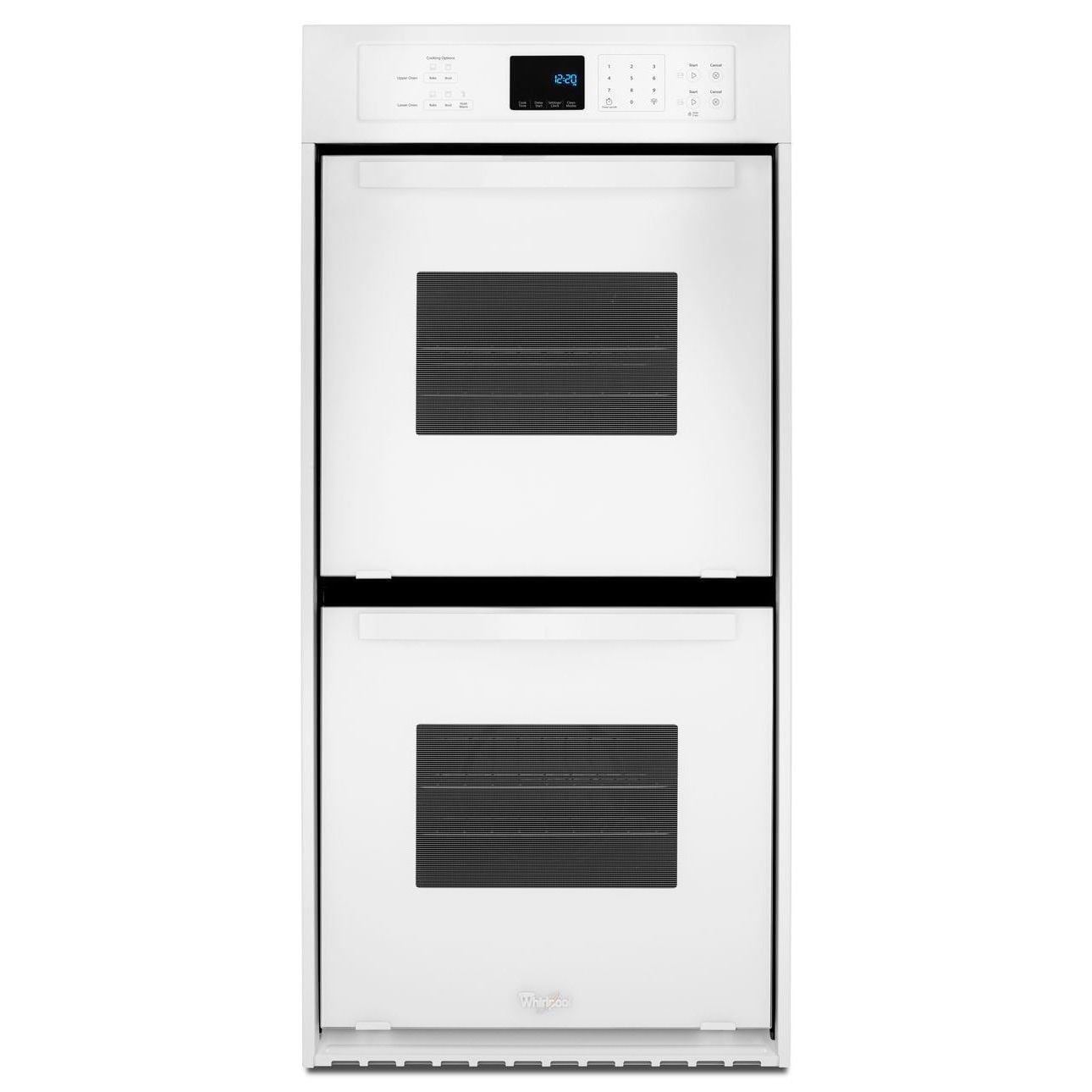 Whirlpool 24 Inch Double Electric Wall Oven White Whirlpool 24 Inch Double Electric Wall Oven White