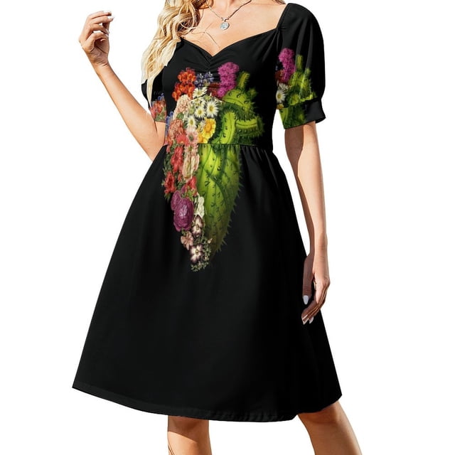 Vestido de manga corta Healing Heart, vestidos de noche para mujer 2025, vestidos de cumpleaños para mujer, vestidos de dama para mujer 2025, vestido