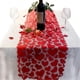 thumbnail image 2 of Red Table Runner Valentines Day Decoration Lace Dining Heart Table Runner for Valentines Party Supp, 2 of 5