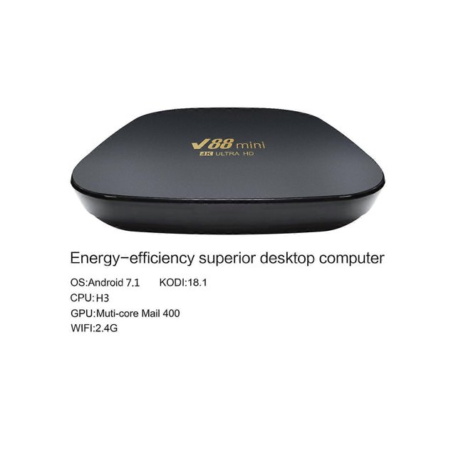 V88mini TV Box 1GB+8GB Media Player Android 7.1 TV Set Top Box H3 Quad Core WIFI Set Top Box