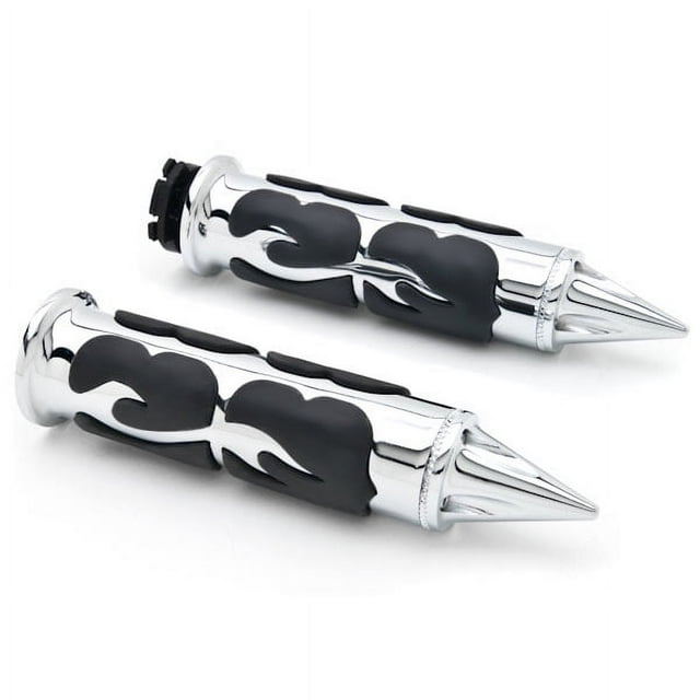 Krator Motorcycle Hand Grips 1 Inch Handlebar Bars Pair Compatible with Honda Gold Wing Goldwing GL 500 650 1000 1100