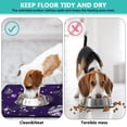 thumbnail image 4 of Pet Feeding Mat Outer Space Cute Celestial Star Constellation Moon and Stars Waterproof Absorbent Non-Slip Dog Food Mat, 4 of 7