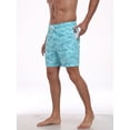 thumbnail image 3 of DAKIMOE Mens Swim Trunks 2 in 1 Swim Shorts with Compression Liner Quick Dry Swimsuits Bathing Suits Stretch Swimming Board Shorts Beach Swimwear with Zipper Pockets, 3 of 8