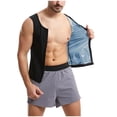 thumbnail image 4 of Hvyesh Sweat Vest for Men Full Zipper Sauna Vest for Men Anti-Rip Heat Trapping Shirt for Gym Boxing, 4 of 9