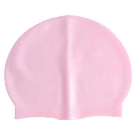 

HuacFive Swim Cap Elastic Put on Easily Silicone Silicone Swimcap Long Hair for Training